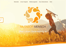 Tablet Screenshot of mutabor-mensch.de